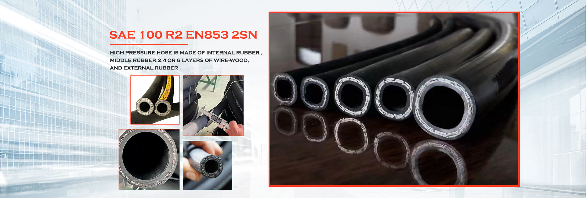 kualitas selang hidrolik tekanan tinggi pabrik